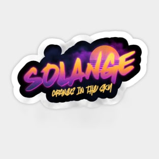 Cranes in the sky solange Sticker